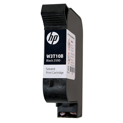HP2590 Solvent Black ink cartridge W3T10B